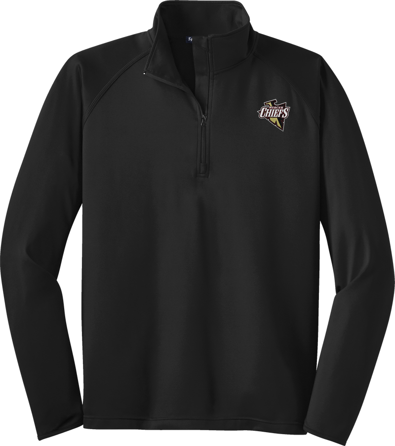 Mercer Chiefs Sport-Wick Stretch 1/4-Zip Pullover