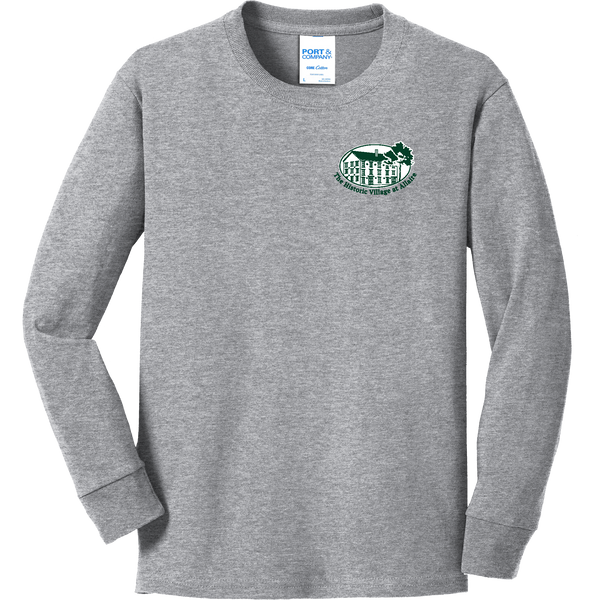 Allaire Village Youth Long Sleeve Core Cotton Tee