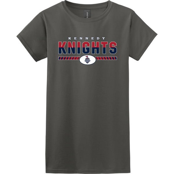 JFK Knights Football Softstyle Ladies' T-Shirt