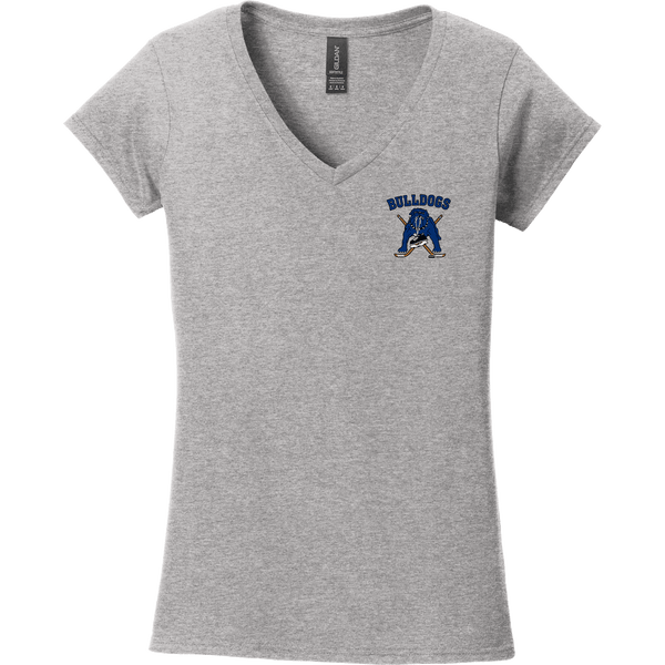 Chicago Bulldogs Softstyle Ladies Fit V-Neck T-Shirt