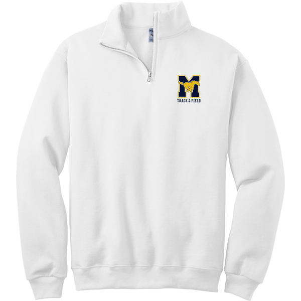 Marlboro Track and Field NuBlend 1/4-Zip Cadet Collar Sweatshirt