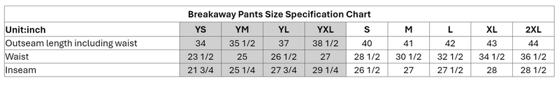 Kensington Valley Renegades Breakaway Adult Jogger Pants