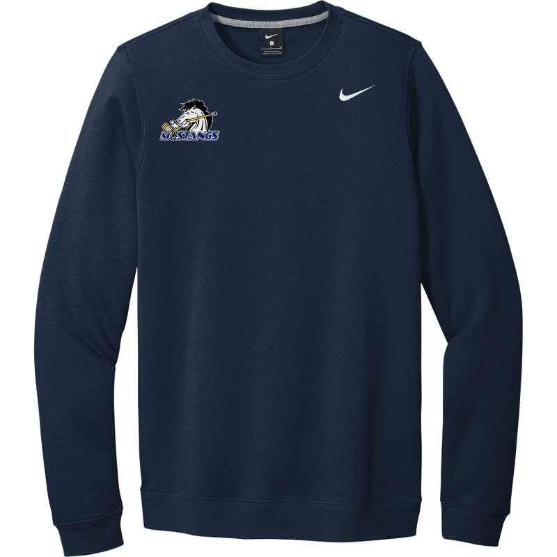 Mid-State Mustangs Nike Club Fleece Crew