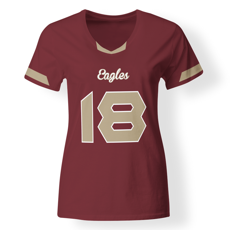 Metro Team Eagles Lacrosse V-Neck (Womens Lacrosse)