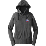 PAL Jr. Islanders New Era Ladies Tri-Blend Fleece Full-Zip Hoodie