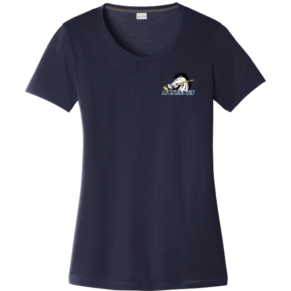 Mid-State Mustangs Ladies PosiCharge Competitor Cotton Touch Scoop Neck Tee