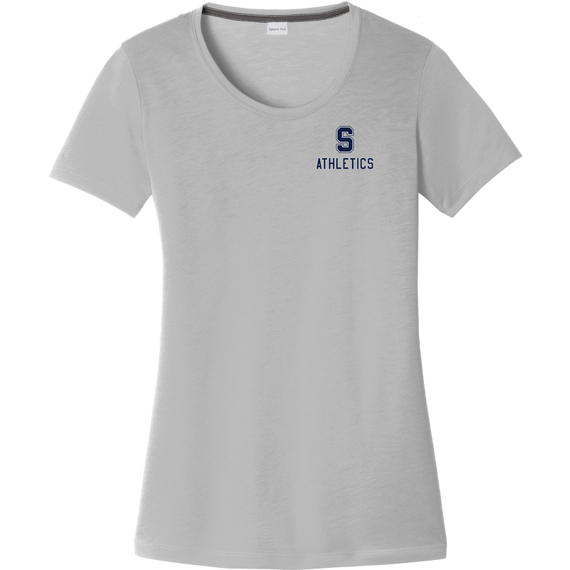 Midd South Athletics Ladies PosiCharge Competitor Cotton Touch Scoop Neck Tee