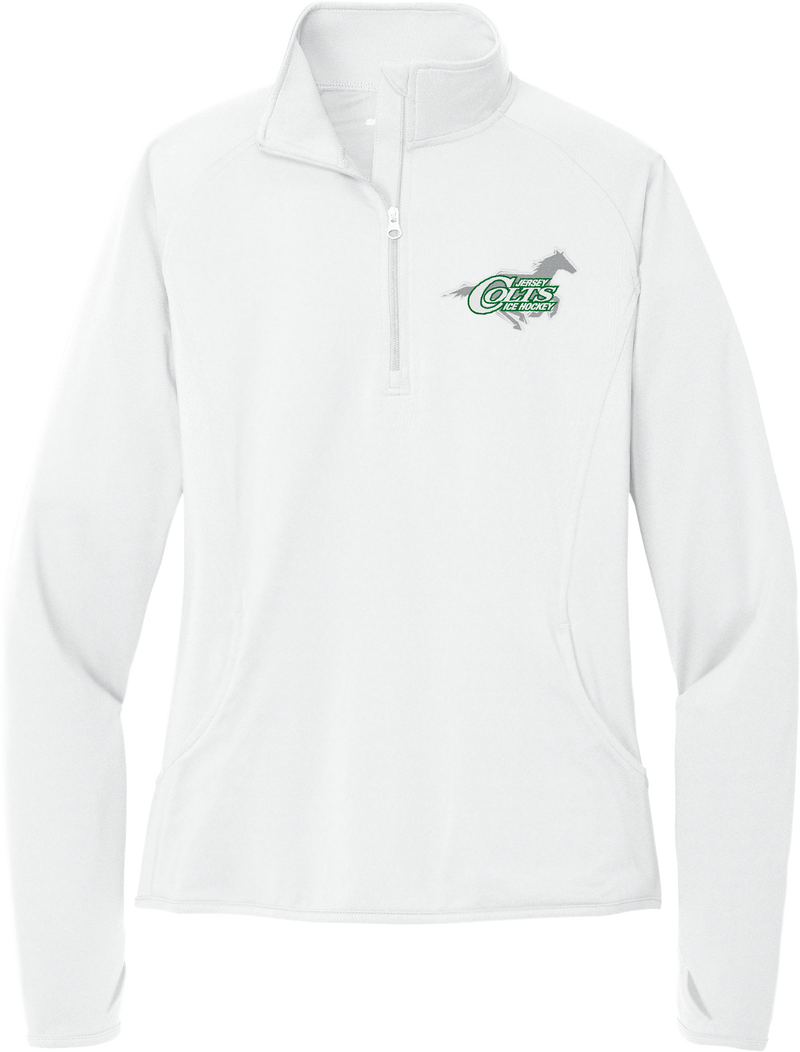 NJ Colts Ladies Sport-Wick Stretch 1/4-Zip Pullover