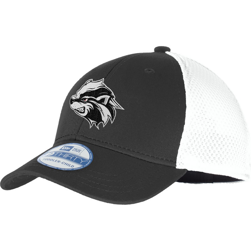 Allegheny Badgers New Era Youth Stretch Mesh Cap