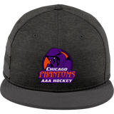 Chicago Phantoms New Era Shadow Heather Striped Flat Bill Snapback Cap