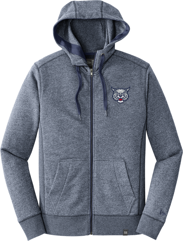 CT Bobcats New Era French Terry Full-Zip Hoodie