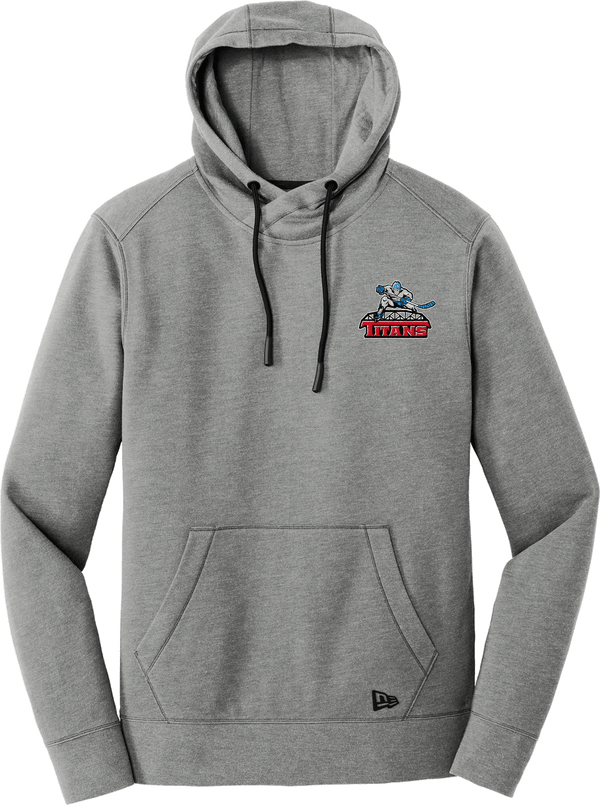 NJ Titans New Era Tri-Blend Fleece Pullover Hoodie