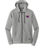 Mid-Fairfield New Era Tri-Blend Fleece Full-Zip Hoodie