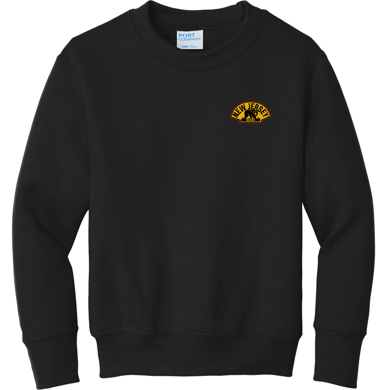 NJ Bears Youth Core Fleece Crewneck Sweatshirt