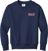 Mass Conn United Youth Core Fleece Crewneck Sweatshirt