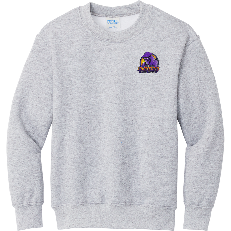 Jr. Phantoms Youth Core Fleece Crewneck Sweatshirt