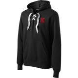 King's College Lace Up Pullover Hooded Sweatshirt