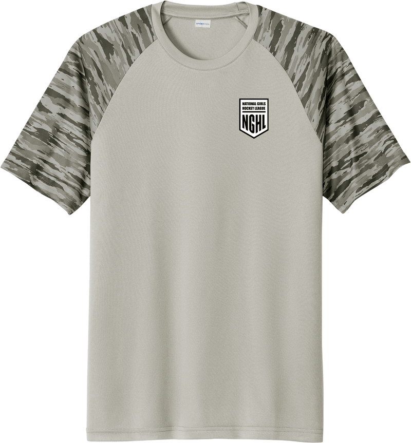 NGHL Drift Camo Colorblock Tee