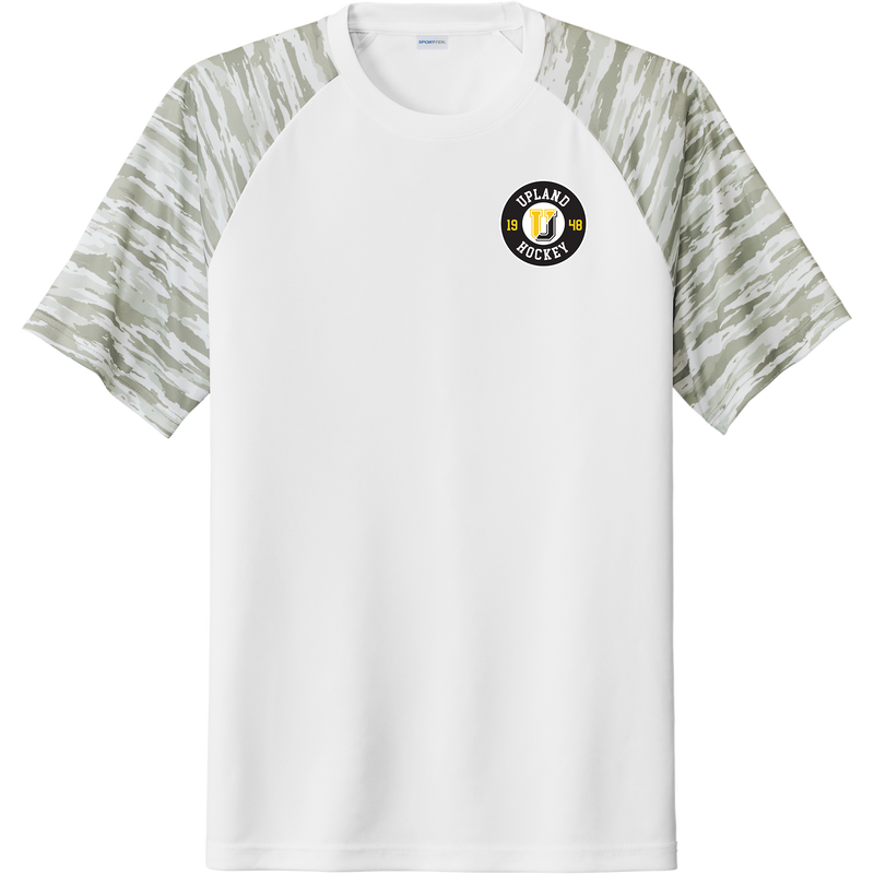 Upland Country Day School Drift Camo Colorblock Tee