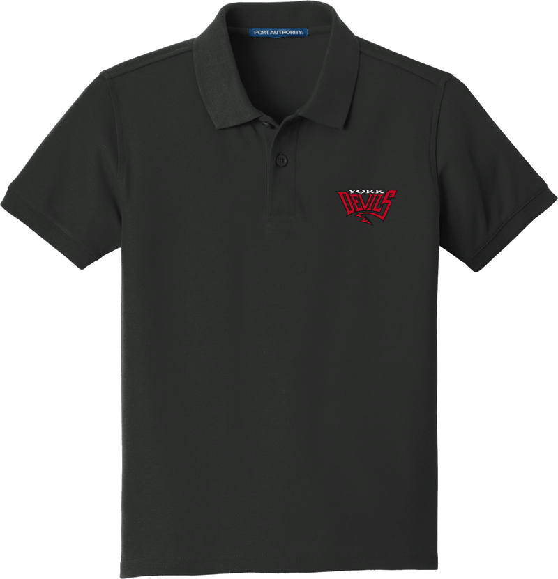 York Devils Youth Core Classic Pique Polo