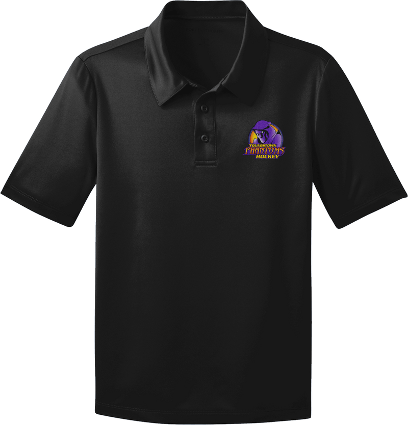 Youngstown Phantoms Youth Silk Touch Performance Polo