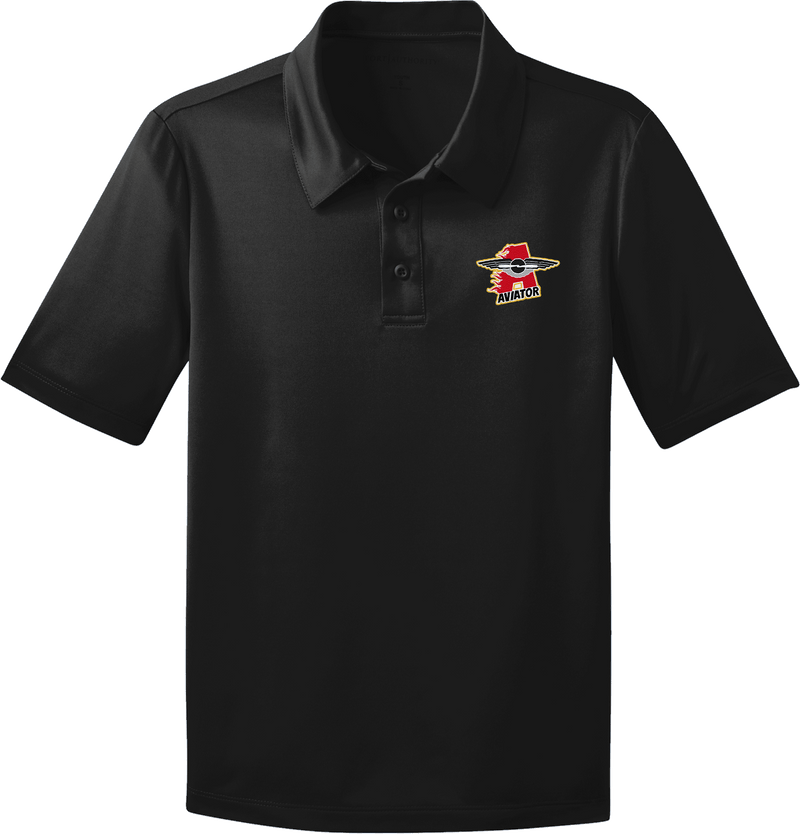 NY Aviators Youth Silk Touch Performance Polo