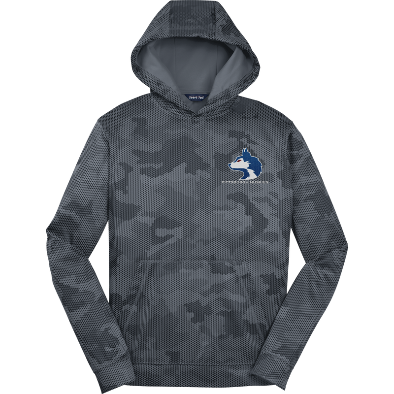 Pittsburgh Huskies Youth Sport-Wick CamoHex Fleece Hooded Pullover