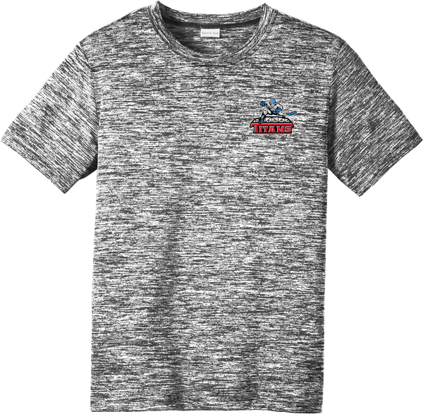 NJ Titans Youth PosiCharge Electric Heather Tee