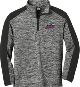 Hartford Jr. Wolfpack Youth PosiCharge Electric Heather Colorblock 1/4-Zip Pullover