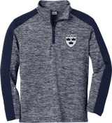 North Jersey Kings Youth PosiCharge  Electric Heather Colorblock 1/4-Zip Pullover