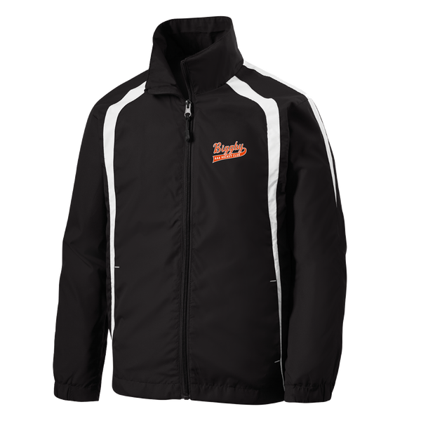 Biggby Coffee AAA Youth Colorblock Raglan Jacket